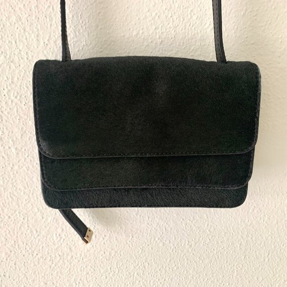 Stuart Weitzman Green Pony Hair Crossbody Bag - Picture 2 of 12